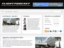 Tablet Screenshot of flightpodcast.com
